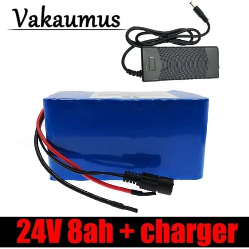 Vakaumus 7s4p 24V 8Ah 18650 Battery Li-Ion Battery Pack 29.4v8800mah Electric Bicycle Moped /Li-Ion Battery With BMS And Charger