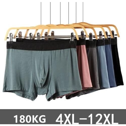 High Quality Boxers Men Plus Size 12XL 11XL Loose 10XL Underwear Male Shorts Underpants 9XL 8XL Large Soft Pantie Boxershorts