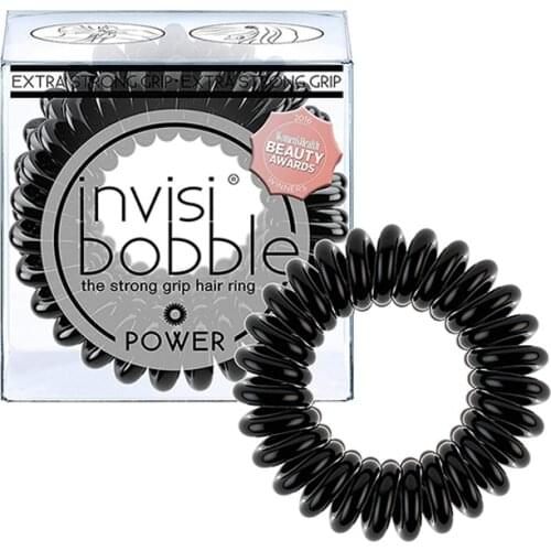 Invisibobble POWER extra strong hairties ponytail hair band sports Hair accessories Waterproof Traceless-crystal clear