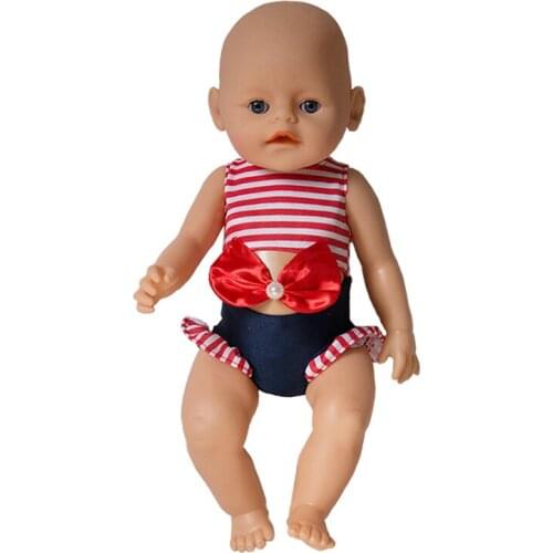 New Bikini Doll Clothes Wear fit 43cm Zapf Baby Born Doll Clothes and Accessories Children best Birthday 047