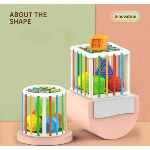 Color Shape Silicone Soft Montessori Educational Toys For Children Baby Toddler Basic Life Skills Thinking Games Learning Gifts