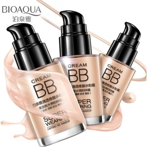 BIOAQUA Whitening Liquid Foundation Skin Care Long Lasting Moisturizing Lasting No Makeup Face Concealer Fashion Nude
