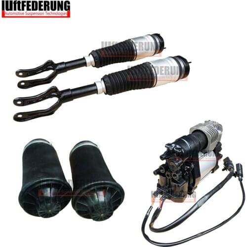 Luftfederung 1Set Front Air Spring Air Suspension Compressor Rear AirBag Fit Jeep Grand Cherokee 68059904AD 68029912AE 68204387