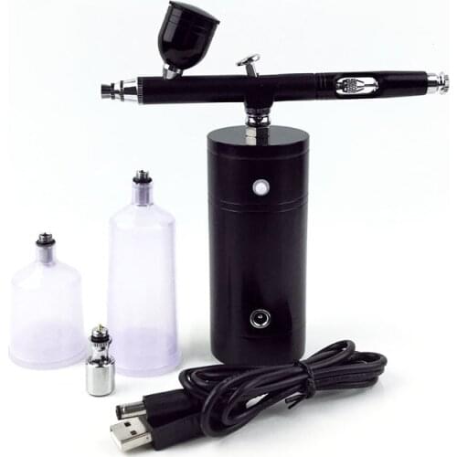 Portable Rechargeable Electric Small Airbrush Air Pump Set Atmospheric Pressure Model Spray Paint Color Drawing Tools Spray Gun