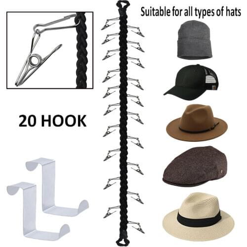 Adjustable Over-The-Door-Hook Rack Hanger Coat Clothes Towel Bag Hanging 20 Hook