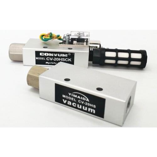 Vacuum Generator with Wire ACV/CV/ZK-10/15/20/25/30/HS-CK Sucker Negative Pressure Generator ZK