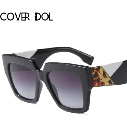 Vintage Oversize Square Sunglasses For Women and Men Retro Luxury Unisex Square Designer Glasses UV400 Oculos de Sol