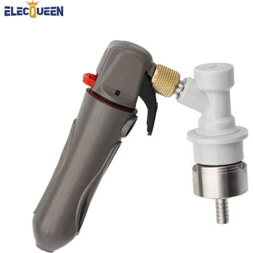 Co2 Keg Charger kit with Stainless Carbonation Cap & ball lock home brewing Co2 Injector Draft Beer