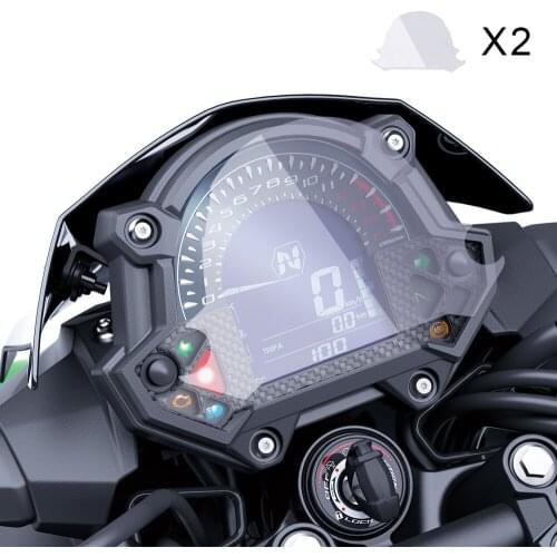Screen Protector Sticker 2Pcs Cluster Scratch Protection Film For Kawasaki Z900 Z650 2017 Instrument Speedometer Film