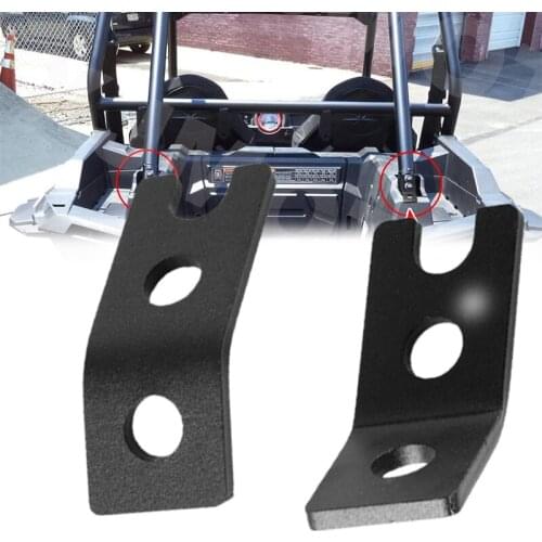 2PCS Car Rear Pillar Backup Reverse LED Whip Flag Light Pod Mounting Bracket For Polaris RZR XP 1000 900