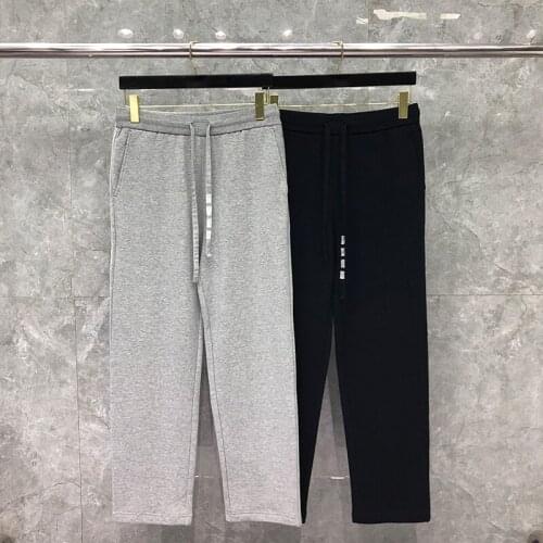 2021 Fashion Brand Sweatpants Loose Men Cotton Casual Sports Trousers Ankle-Length Spring Autumn Jogger Track Pants