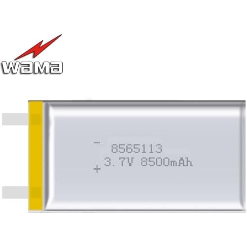 2x 8565113 DIY Real 8500mAh Li-ion 3.7V Rechargeable Battery Lithium Polymer Backup Power Digital Products Tablet A Quality