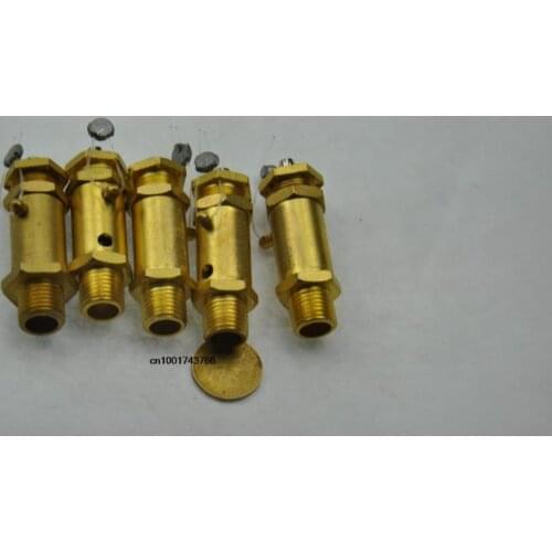 5Pcs/A Lot 0.9Mpa 1/8"BSPT Air Compressor Pressure Relief Valve Safety Release Valves