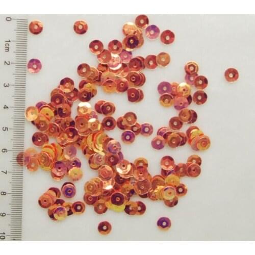540pcs/Lot 10mm shine red copper AB round Sequin Sewing/Embellishment Finds DIY garment accessories