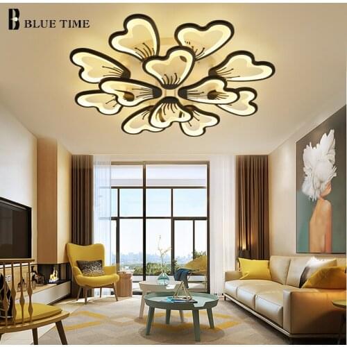 APP Remote Led Chandelier For Living Room Bedroom Home Indoor Lighting Lustre Lamparas Ceiling Chandeliers Lighting Fixtures