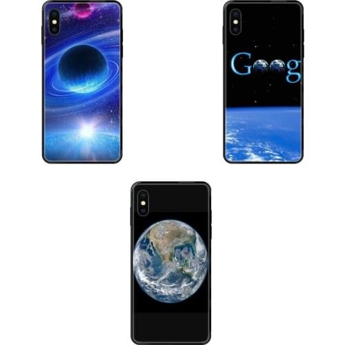 Black Soft TPU Cell Phone Cover Case Beautiful Space Planet Stunning For Xiaomi Redmi Note 4 5 5A 6 7 8 8T 9 9S Pro Max