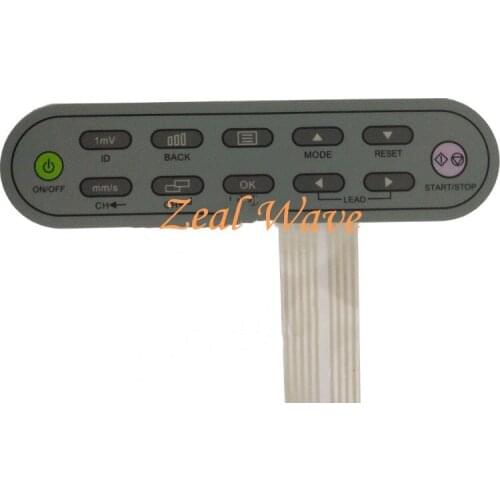 For Bangjian ECG101A Ecg300a Ecg300g Electrocardiograph Key Membrane Panel Key Button Board Accessories