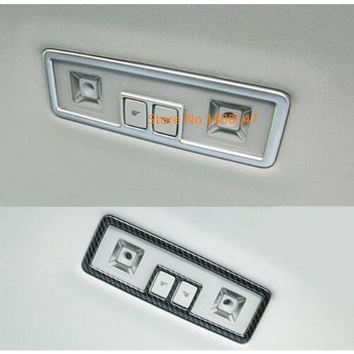 For VW Volkswagen Teramont Atlas 2017 2018 2019 2020 2021 Car Inner Rear Back Reading Switch Button Light Lamp Frame Trim 1pcs
