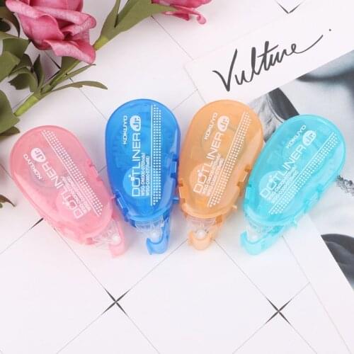 Mini Double Sided Adhesive Roller Tape Glue Dot Liner Petit Disposable For DIY M17F