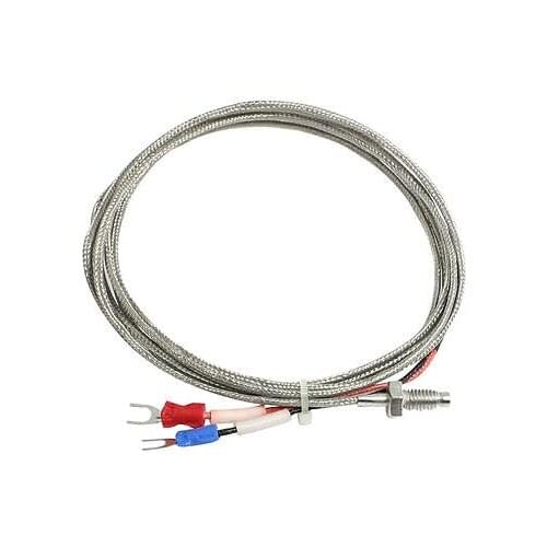K Type Screw Thermocouple Temperature Sensors 0-600 Celsius 2M