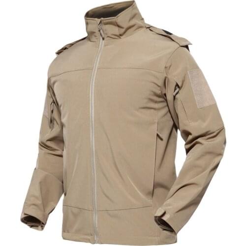 New Spring Summer Tactical Jacket Military Style Clothing Casual Combat Male Outwear Hooded Multi Pockets Softshell