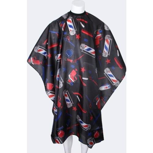 2 Pieces Adjustable Salon Hairdressing Capes - Waterproof Barber Hair Cutting Dye Gown Wrap Cloth - 120 x 145cm