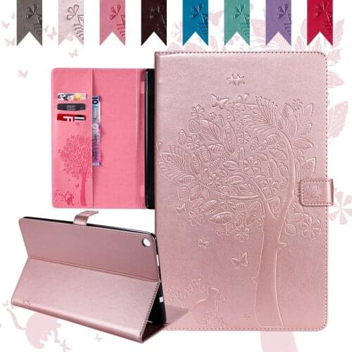 New For Amazon Kindle Fire HD 10 2017 Cover Cat Leather Folding Clip magnet Flip wallet Shell Kindle HD10 2017 Tablet Case Stand