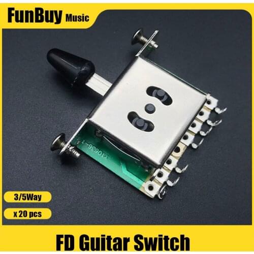 20pcs 3/5 Way Toggle Switch for FD ST Electric Guitar ST Pickup Selector Control Switch Electric Guitar Parts