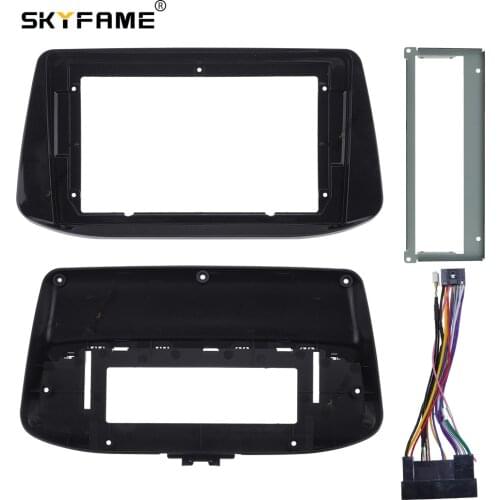 SKYFAME Car Frame fascia Cable For HYUNDAI i30 2017 Android Big Screen Dask Kit Fascia Frame
