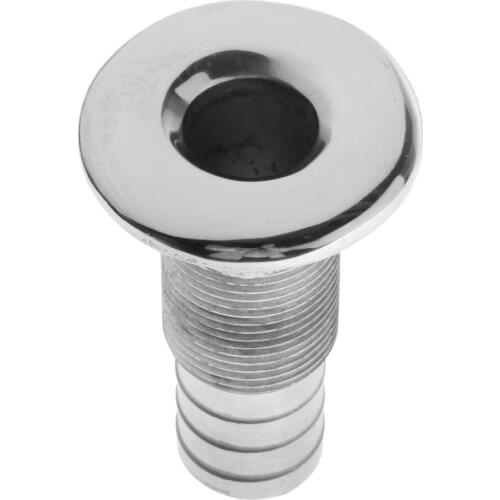 Stainless Boat Thru Hull Fitting Drain Joint For Boat Yacht Accessories 3/4"