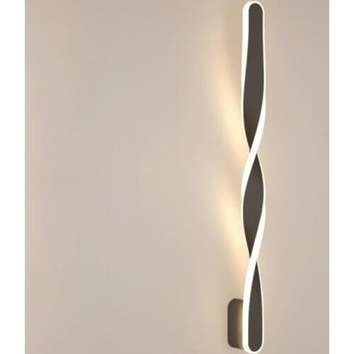 WECUS) Designer special 70cm LED wall lamps, modern Nordic spiral wall lamp, patented design and creative twist wall lights
