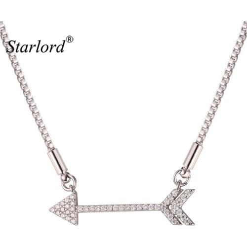 Starlord Collarbone/Choker Arrow Bar Necklace Pendant Gold Color Box Chain For Women Jewelry Choker Collar Collier 2017 N2454