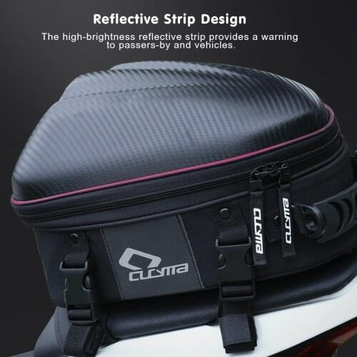 Motorcycle Backseat Saddle Bag motorcycle Tank bags Waterproof Hard Shell Rear Seat Multifunctional Tank Storage Backpack