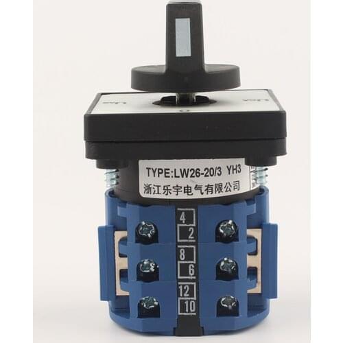 Universal Switches LW26 63A Using for electric welding machine rotary switch