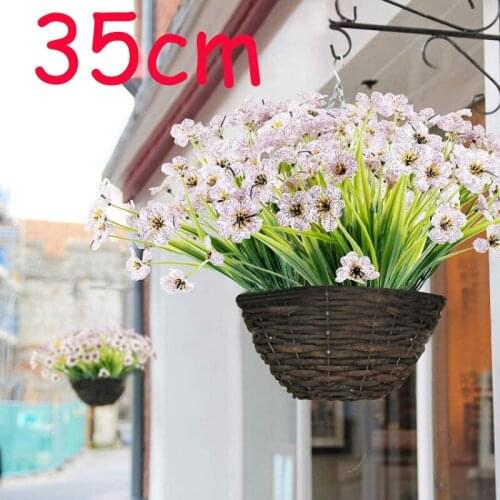 35cm DIY Fork Spring Grass Flower Artificial Bouquet Small Plum Blossom Office Hotel Campus Home Wedding Party Decoration Decor