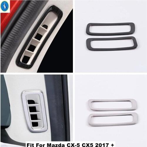 Inner Front A Pillar Air Conditioning AC Outlet Frame Cover Trim Interior Accessories Cover Trim For Mazda CX-5 CX5 2017 - 2021