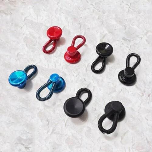 10Pcs/Stacking Elastic Button Adjustable Jeans Alloy Wholesale Spring Button Diy Leather Craft Bag Suitcase