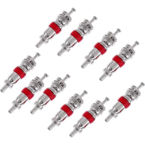 10Pcs High Quality Mountain Bike Schrader Valve Replacement Tire Tyre Valve Cores Parts MTB Bike Bicycle Parts
