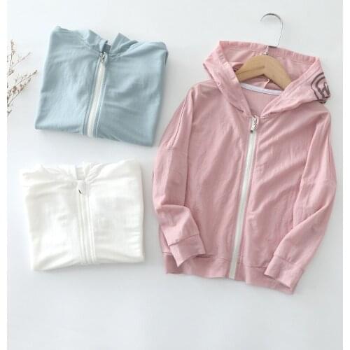 2021 Aitonoble Kids Sun Protection Clothes Windbreak Warm Windproof Princess Coats Waterproof Kids Skin Coat Sun Protection Coat