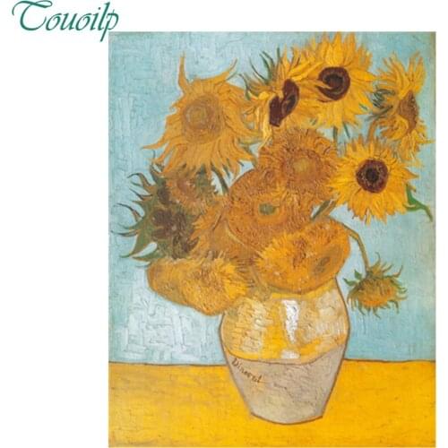 5d Rhinestones Diy Diamond Mosaic Diamond Painting Cross Stitch Kits Full square Drill Diamond Embroidery van Gogh Sunflower