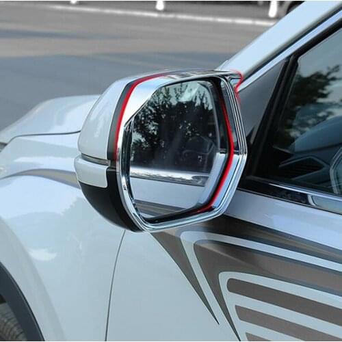 ABS chrome For Honda CR-V CRV 2017 Car styling accessories Car rearview mirror block rain eyebrow frame panel Cover Trim