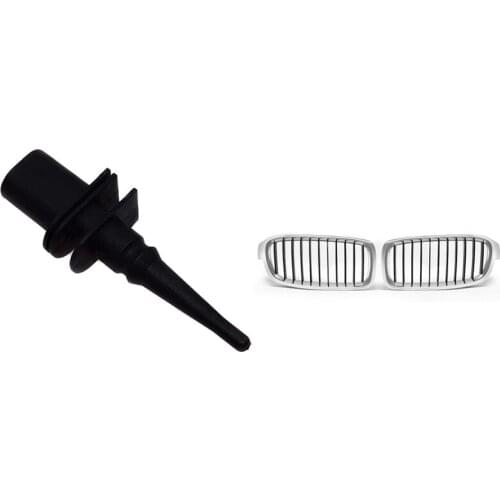 1Pc Outside Car Air Temperature Sensor for BMW 1 6 7 Series E46 E90 E91 E39 E60 E63 E38 & 2x Front Grill Grilles Kidney CNIM Hot