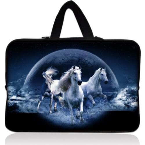 Running horse laptop sleeve bag case cover pouch skins For Apple Macbook Pro Air Reina Touch Bar & ID 11 12 13 15 16 17"