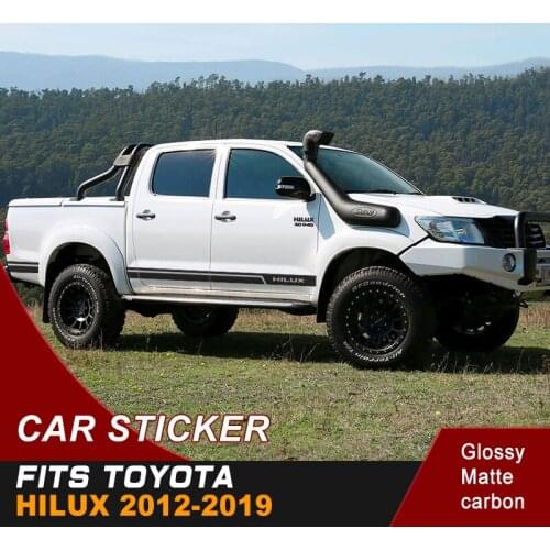 Graphic Vinyl sticker cool side door stripe sticker for Toyota hilux 2012 2013 2014 2015 2016 2017 2018 2019