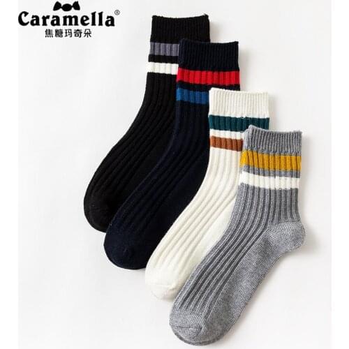 Мужские цветные носки CARAMELLA China At AliExpress