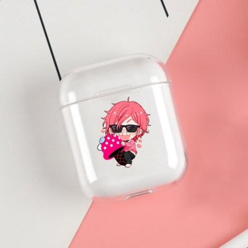 Yuri Chibi Cases For Apple AirPods 1 2 Case Clear Wireless Bluetooth Earphone Case Protective Shell