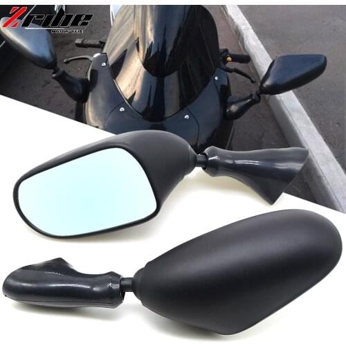 For Suzuki Katana GSX 600F 750F GSX600F GSX750F 1998-2002 Side Rear View Mirrors Black Carbon Fiber Motorcycle Accessories GSX