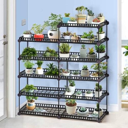 European balcony and indoor flower pot holder garden small plant stand iron flower pergolas succulent plants stand shelf