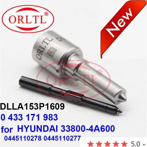 ORLTL Diesel Fuel Injector Nozzle DLLA153P1609 0433171983 for HYUNDAI 33800-4A600 338004A600 0445110277 0445110278