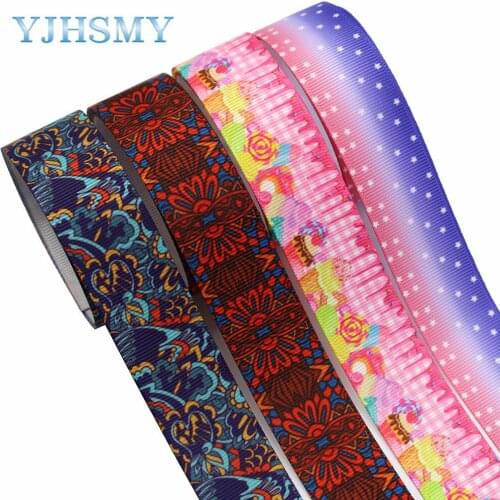 Cartoons Thermal Transfer Printed Grosgrain Ribbons,1"(25MM),10Yards Bow Cap Party Gift Wrap DIY Handmade Materials M-21126-103